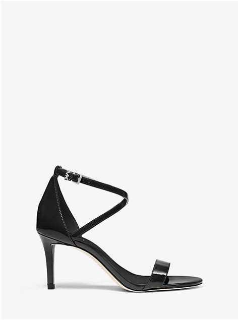 michael kors ava sandal|Ava Patent Leather Sandal .